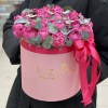 Вишнёвая Джульетта с эвкалиптом в коробке